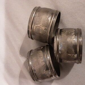 Vintage napkin rings